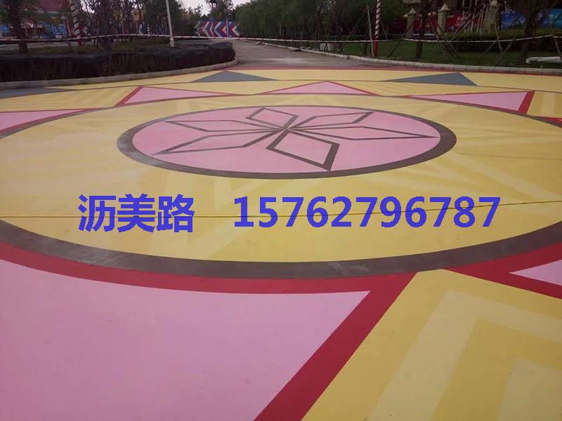 沥美路LML水性高耐磨彩绘路面