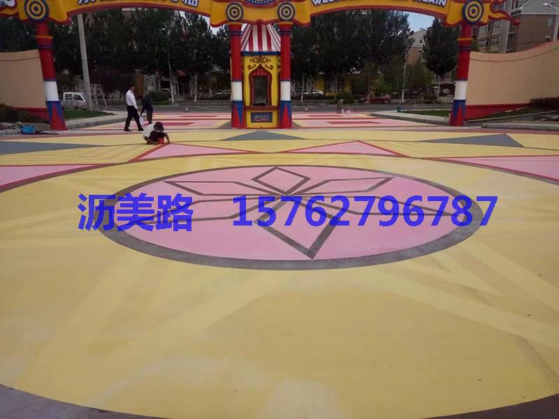 沥美路LML水性高耐磨彩绘路面